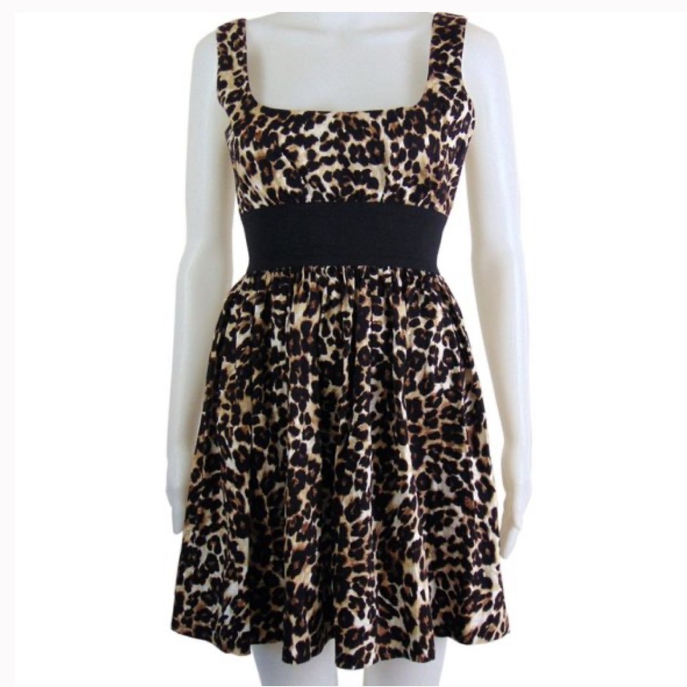 Necessary Objects Animal Print Dress